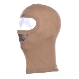 Helm, bivak muts. balaclava (Baklava), 1 gaats mesh, sand