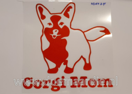 Corgi mom sticker.