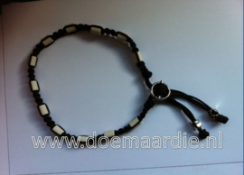 Keramiek teken halsband, origineel paracord type 1