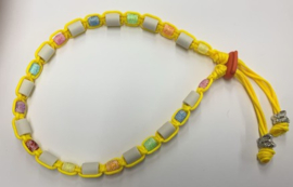 Special tekenhalsband geel,  ong 40 cm, type 1