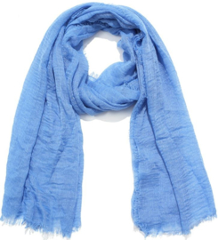 Dun sjaaltje, spijkerbroek blauw, 180 bij 70 cm