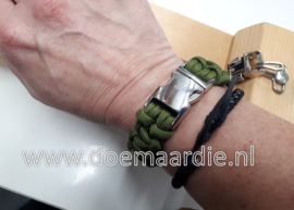 Het maken van een armband met de cobra (weitas) knoop