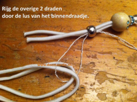 Kerst engeltjes van paracord maken.