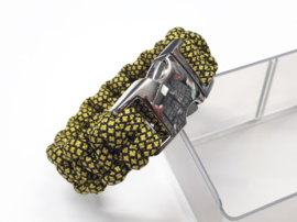 Paracord bracelet met metalen sluiting