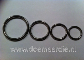 O ring, RVS binnenmaat 25 mm 4 mm. Vanaf  45 cent