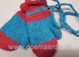 Baby of peuter handschoenen met koordje
