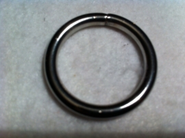 O ring, gelast staal binnenmaat 20 mm. Vanaf 15 cent