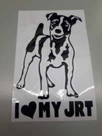 Jack Russel sticker, verschillende kleuren