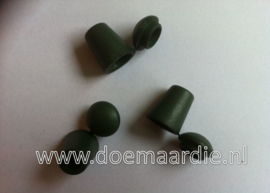 Koordeind, cord end, leger groen