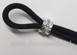 Prachtige rondel met strass