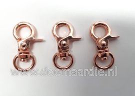 Trigger sleutelhanger rosé kleur, 32 mm