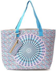 Beach bag, blauw