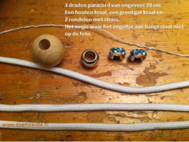 Kerst engeltjes van paracord maken.