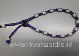 Tekenhalsband,  42 cm, diamond purple
