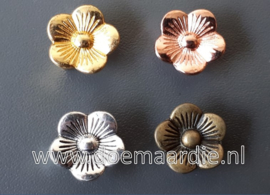 Bloem per 10 stuks. zilver