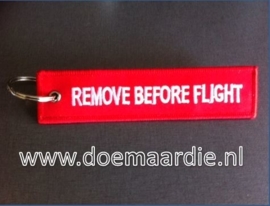 Sleutelhanger "remove before flight"