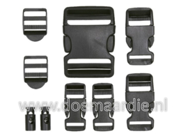 Buckle , set army zwart 9 delig