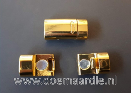 Gouden metalen magneetsluiting