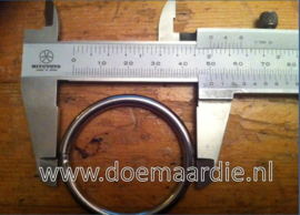 O ring, RVS binnenmaat 40 mm 4,5 mm