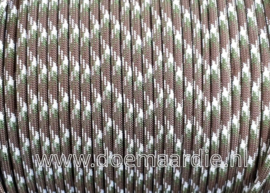 Paracord 550  CBW camo, vanaf 29 cent per meter