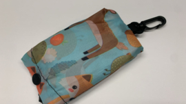 Opvouwbare boodschappen tas, bos dieren