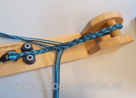 Paracord 550 Caribbean  Blue, vanaf 27 cent per meter.