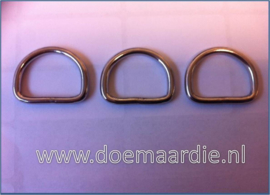 D ring RVS, 25 mm x 4,00