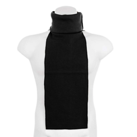 Polo neck, col sjaal, zwart en groen