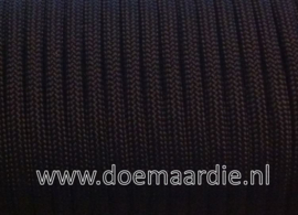 Paracord, 425 Black 6 / 15 / 30 meter