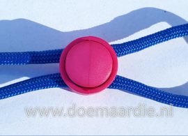 Stopper fuchsia roze, gaten: 6 bij 4