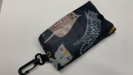 Opvouwbare boodschappen tas, katten en poezen