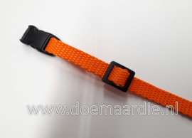 Webbing oranje, 50 meter 10 mm