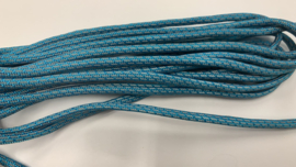 Paracord 550, reflectable twist turquoise , 4,30 meter