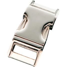 Sprenger buckle silver metal, doorvoer 25 mm