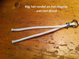 Kerst engeltjes van paracord maken.