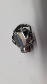 Skull, RVS, zilverkleur