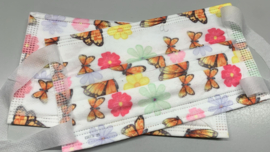 Mondmasker vlinder per 4