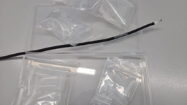 Nestels plastic doorzichtig, 120 stuksmix  in doosje