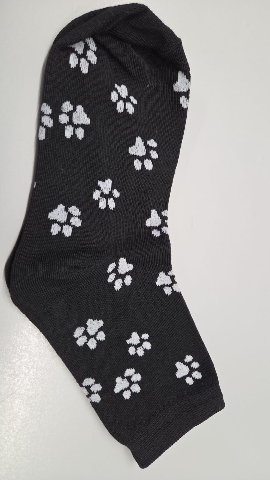 Enkel sokjes met pootjes, zwart