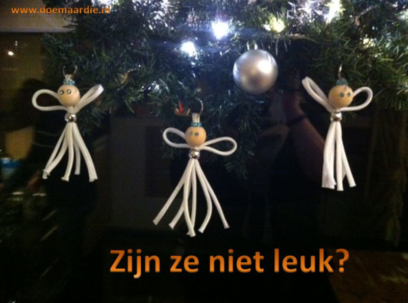 Altijd Fragiel vertalen Kerst engeltjes van paracord maken. | Gratis foto workshops | doemaardie