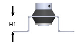 Vibramount Bracket Flexible H25/M8