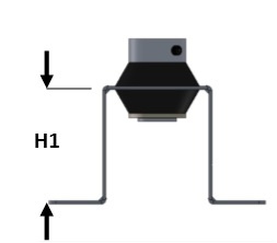 Vibramount Bracket Flexible H50/M8