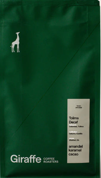 Giraffe Colombia Tolima DECAF 350 gram