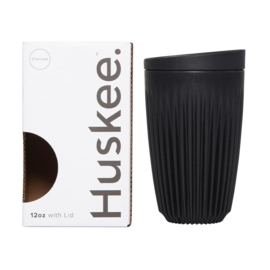 Huskee Cup & Lid - 12oz/36cl - Charcoal