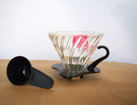 Hario V60 Glass Dripper 02 Black