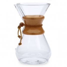 Classic Chemex 6-cup coffeemaker