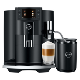 JURA E8 Piano Black (EC) met gratis koffiebonen t.w.v. € 78