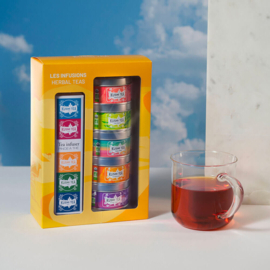 The herbal Teas gift set with a tea infuser