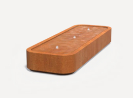 Watertafel 'Alessandro' 300x100x40 cm incl. ledverlichting & pomp