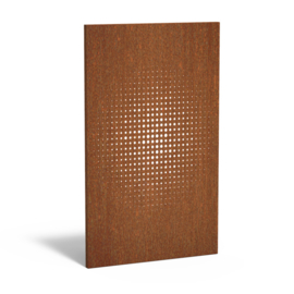 Cortenstaal sfeerpaneel 'Maze' 1100x50x1800